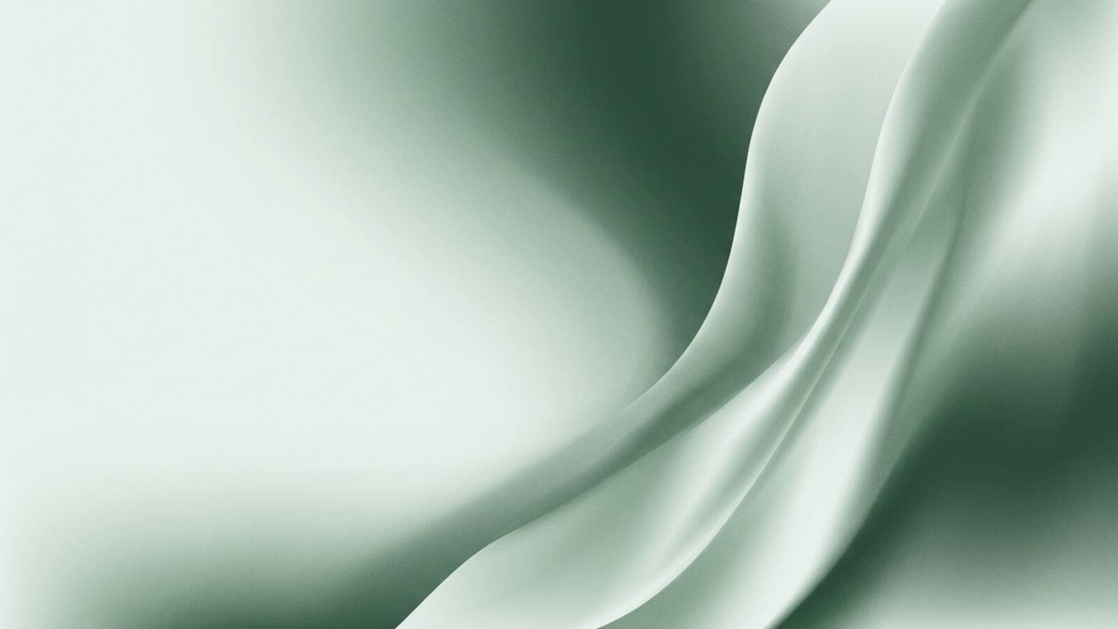 Abstract sage-green flowing gradient representing AdminHelper's toolkit for tradespeople