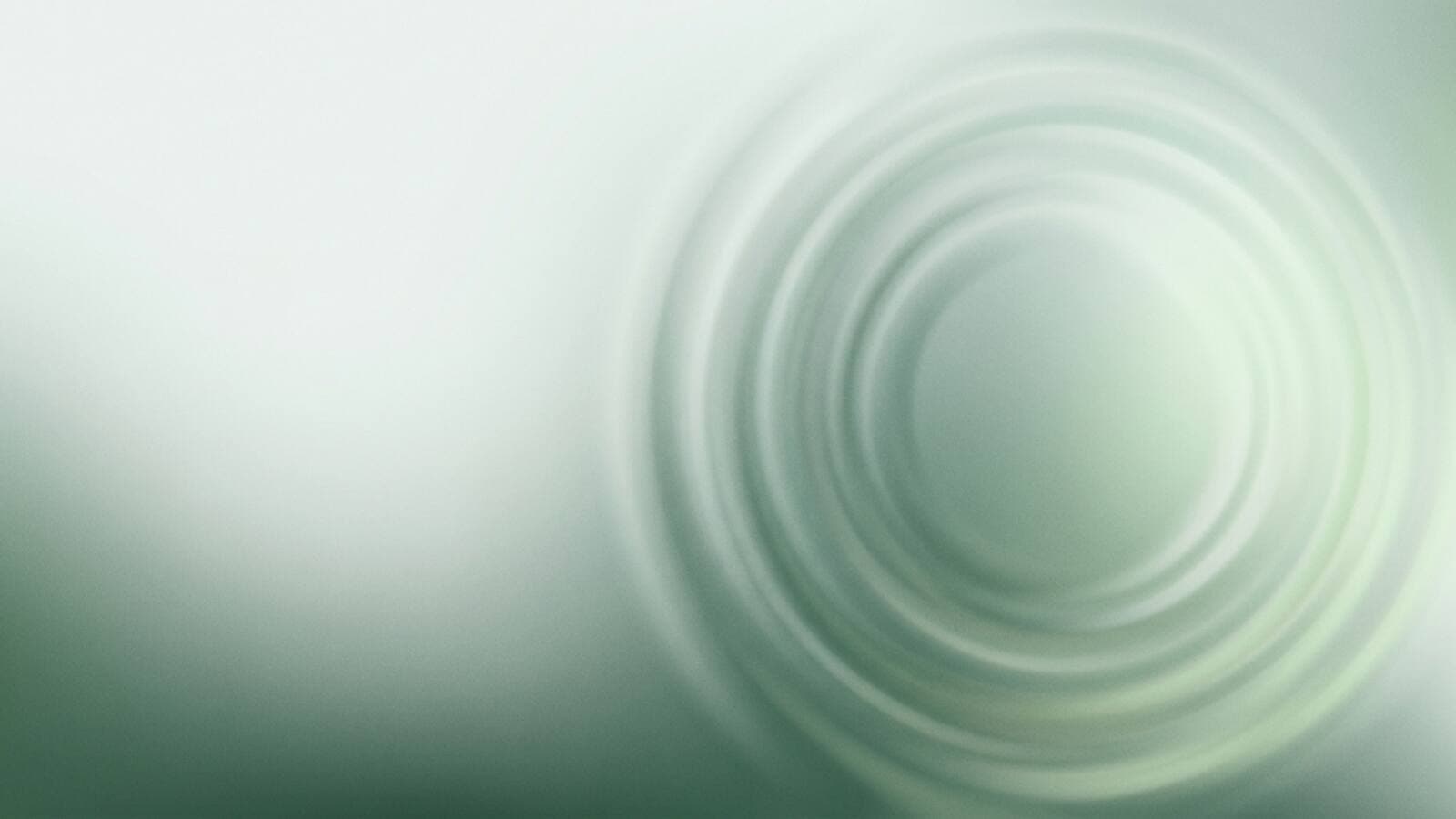 Abstract sage-green concentric ripples representing scheduled payment reminders